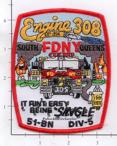 New York City Engine 308 Fire Patch v8