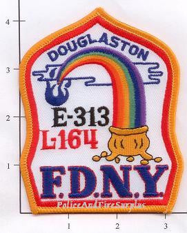 New York City Engine 313 Ladder 164 Fire Dept Patch v1