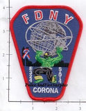 New York City Engine 324 Satellite 4 Fire Dept Patch v9 Dark Blue
