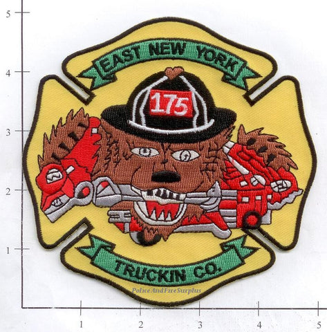 New York City Ladder 175 Fire Patch v3 Bear