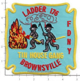 New York City Ladder 176 Fire Patch v11 Blue