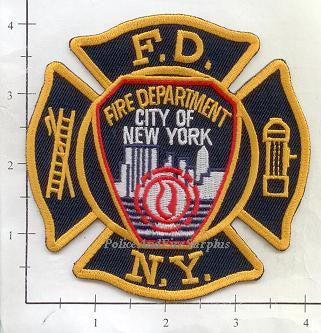 New York City Fire Dept Maltese Cross with Shoulder Patch Insert v4 ...