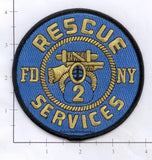 New York City Rescue 2 Fire Dept Patch v17 Services