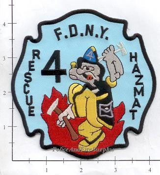 New York City Rescue 4 Fire Patch v40 Blue Popeye Black 4