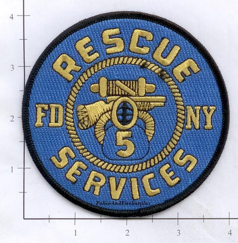 New York City Rescue 5 Fire Dept Patch v26 Services