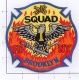 New York City Squad   1 Fire Dept Patch v6