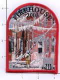 Firehouse Magazine Fire Dept Patch - 2003