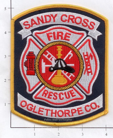 Georgia - Sandy Cross Fire Rescue Oglethorpe Co Fire Dept Patch v1