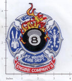 Indiana - Fort Wayne Engine  8 Fire Dept Patch