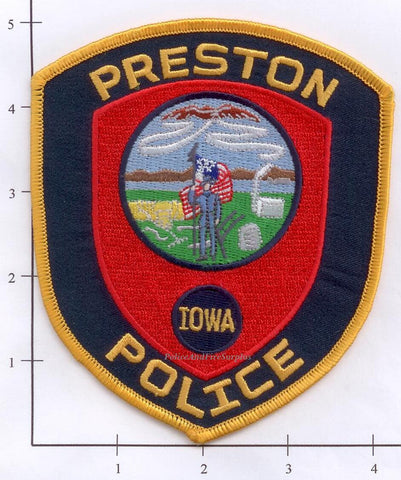 Iowa - Preston Police Patch
