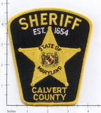 Maryland - Calvert County Sheriff Patch v1 black