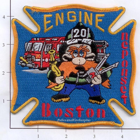 Massachusetts - Boston Engine 20 Fire Dept Patch v1