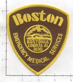Massachusetts - Boston Fire Dept Emergency Medical Service Patch v2