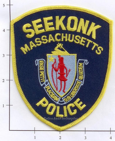 Massachusetts - Seekonk Police Patch