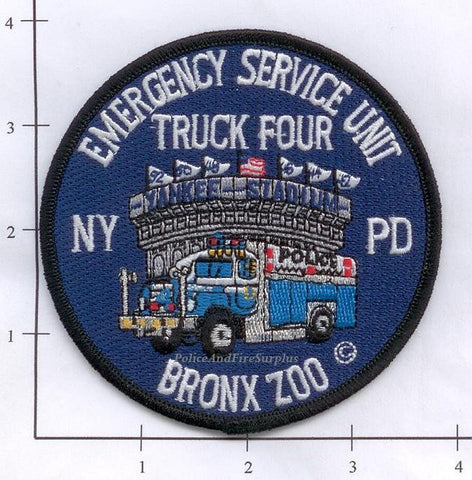 New York - New York City Emergency Service Unit Truck 4 Police Patch v1