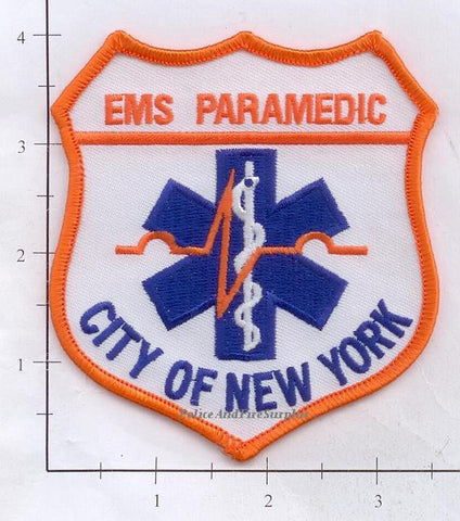 New York City City of New York Paramedic Fire Patch v13