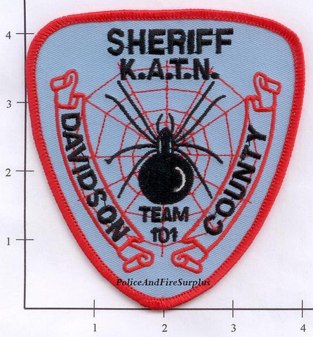North Carolina - Davidson County KATN Team 101 Sheriff Police Dept Patch