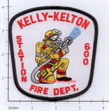 South Carolina - Kelly-Kelton Station 600 Fire Dept Patch