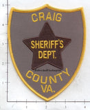 Virginia - Craig County Sheriff's Dept Police Patch