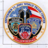 New York - New York City Fire Dept Patch WTC 9-11 Patch v2 - Fallen Heroes