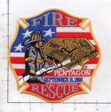 Washington DC - Pentagon September 11, 2001 Fire Rescue Patch v3